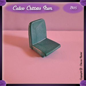 One Green School Bus Seat